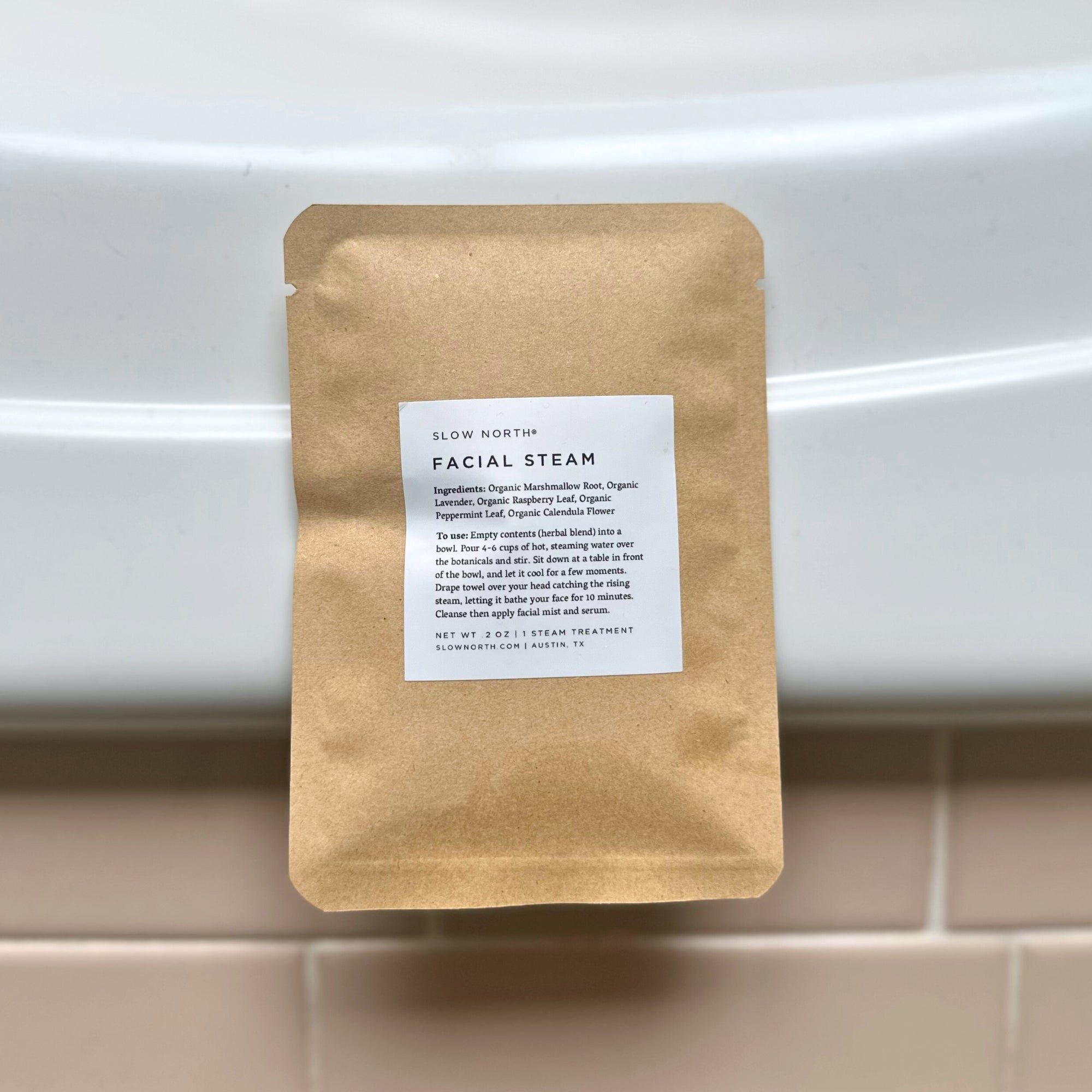 Single Herbal Facial Steam Treatment Pouch for Spa Day At Home